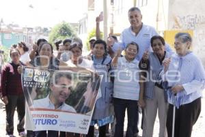 FRANCO RODRÍGUEZ RECORRE COLONIA LOMAS 5 DE MAYO