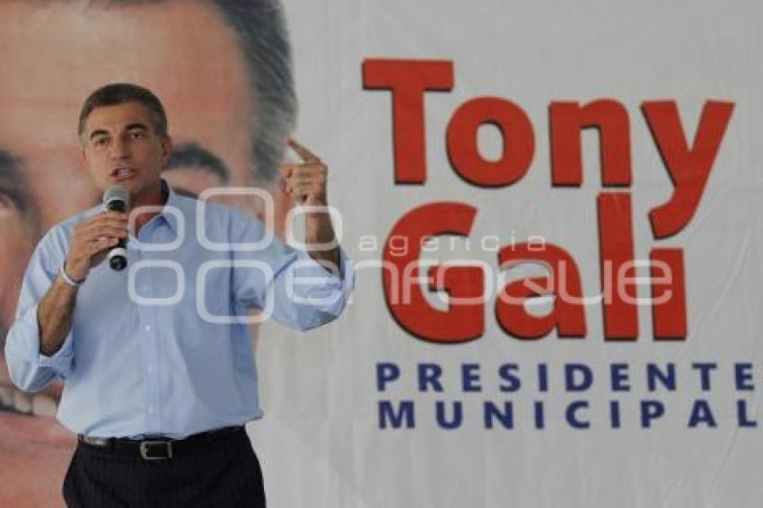ANTONIO GALI CANDIDATO DE LA COALICIÓN PUEBLA UNIDA