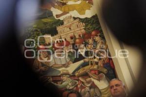 MURAL LA FUNDACIÓN DE PUEBLA SIN ROSTRO DE MARÍN