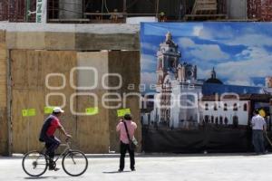 SELLOS DE CLAUSURA EN LA OBRA DEL TELEFÉRICO