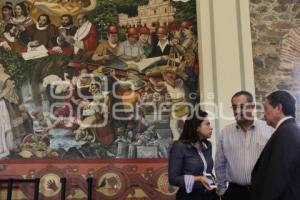 MURAL LA FUNDACIÓN DE PUEBLA SIN ROSTRO DE MARÍN