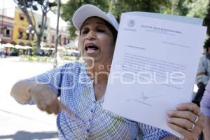 ANTORCHA CAMPESINA SE MANIFESTÓ FRENTE A PALACIO MUNICIPAL