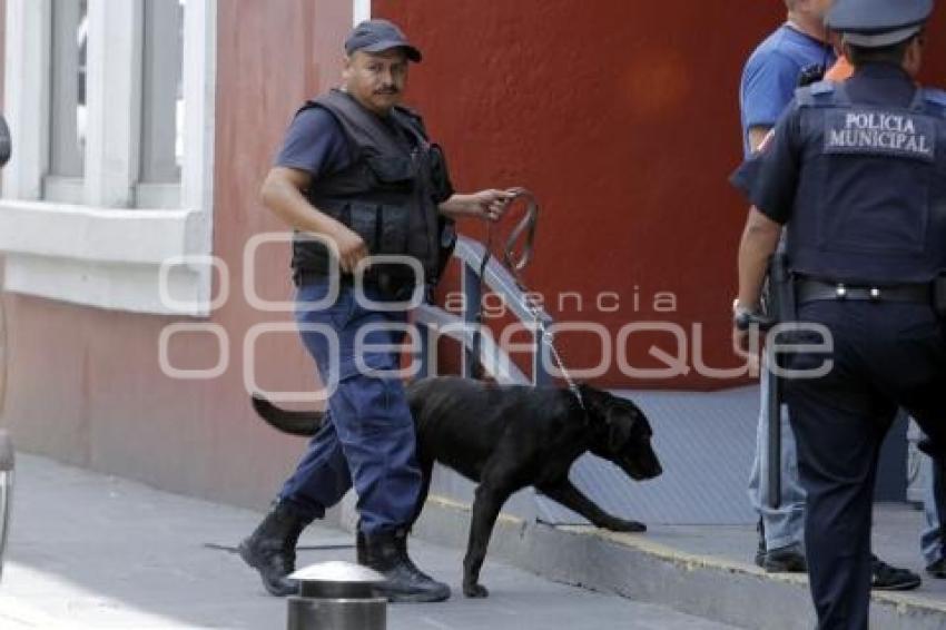 AMENAZA DE BOMBA TESORERÍA MUNICIPAL