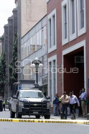 AMENAZA DE BOMBA TESORERÍA MUNICIPAL