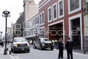 AMENAZA DE BOMBA TESORERÍA MUNICIPAL