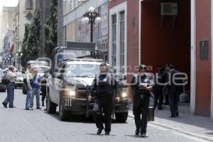 AMENAZA DE BOMBA TESORERÍA MUNICIPAL