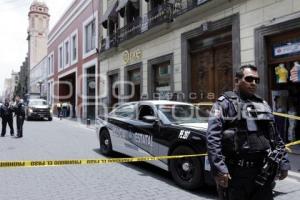 AMENAZA DE BOMBA TESORERÍA MUNICIPAL