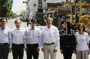 INICIA PAVIMENTACIÓN CON CONCRETO HIDRÁULICO 11 NORTE SUR