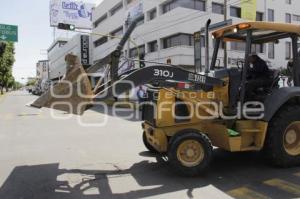INICIA PAVIMENTACIÓN CON CONCRETO HIDRÁULICO 11 NORTE SUR