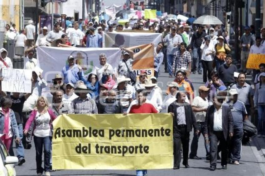 MANIFESTACIÓN TRANSPORTISTAS