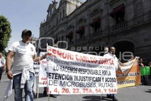 MANIFESTACIÓN TRANSPORTISTAS