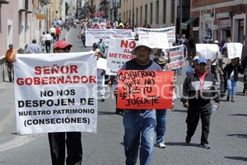 MANIFESTACIÓN TRANSPORTISTAS