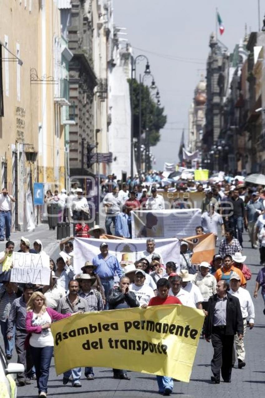 MANIFESTACIÓN TRANSPORTISTAS