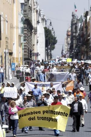 MANIFESTACIÓN TRANSPORTISTAS