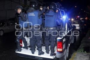 POLICÍA . MANIFESTACIÓN TRANSPORTISTAS