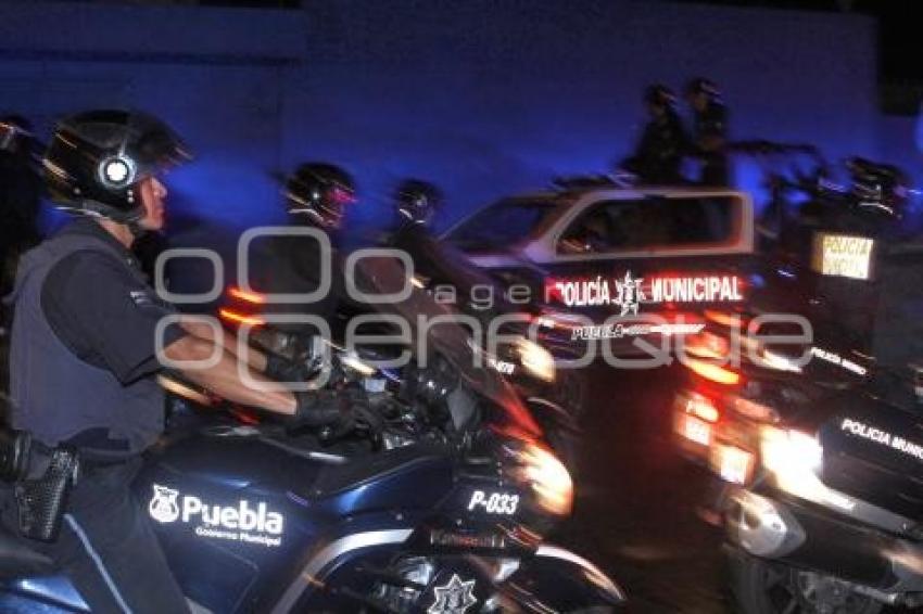 POLICÍA . MANIFESTACIÓN TRANSPORTISTAS