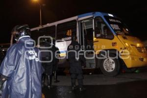 POLICÍA . MANIFESTACIÓN TRANSPORTISTAS