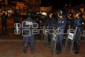 POLICÍA . MANIFESTACIÓN TRANSPORTISTAS