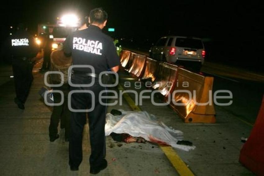 ATROPELLADO EN AUTOPISTA