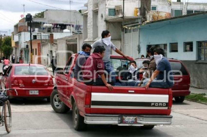 GRUPOS DE CHOQUE SAN MARTÍN TEXMELUCAN