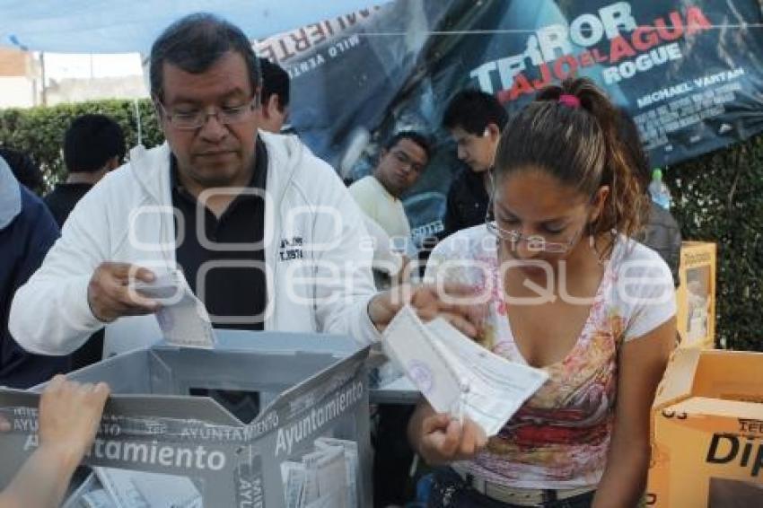 ELECCIONES 2013. CIERRE DE CASILLAS