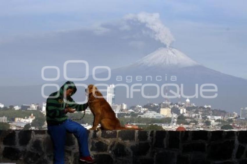 FUMAROLA DEL VOLCÁN POPOCATÉPETL