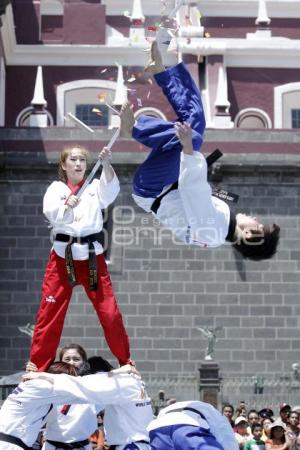 DEMOSTRACIÓN DE LA SELECCIÓN COREANA DE TAE KWON DO