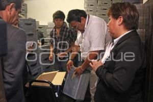 CONTEO DE ACTAS . IEE