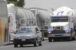 BLOQUEO AUTOPISTA . ELECCIONES