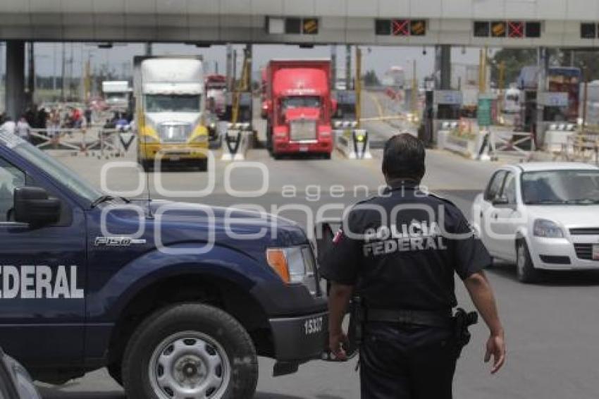 BLOQUEO AUTOPISTA . ELECCIONES