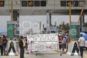 BLOQUEO AUTOPISTA . ELECCIONES