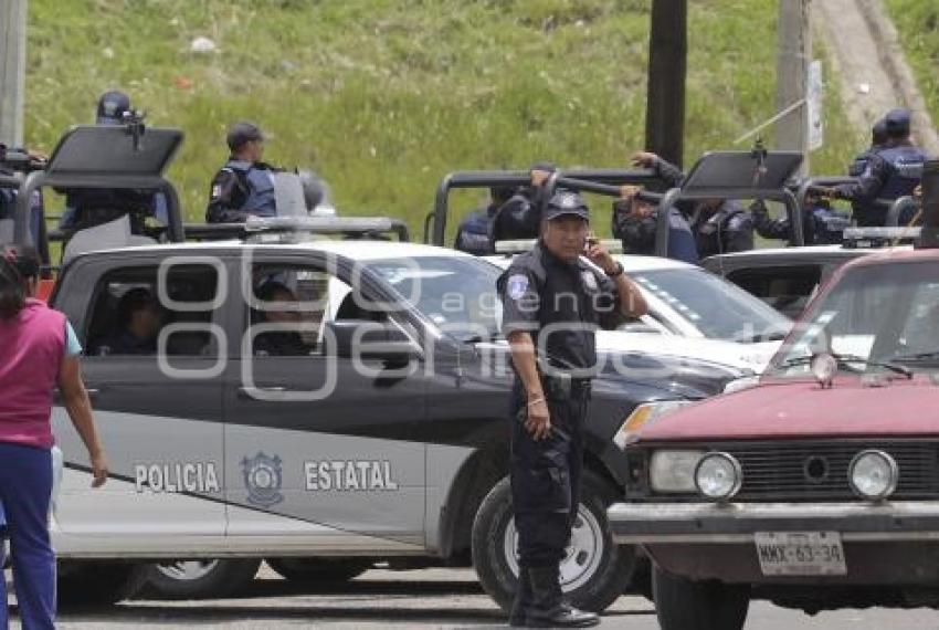 BLOQUEO AUTOPISTA . ELECCIONES