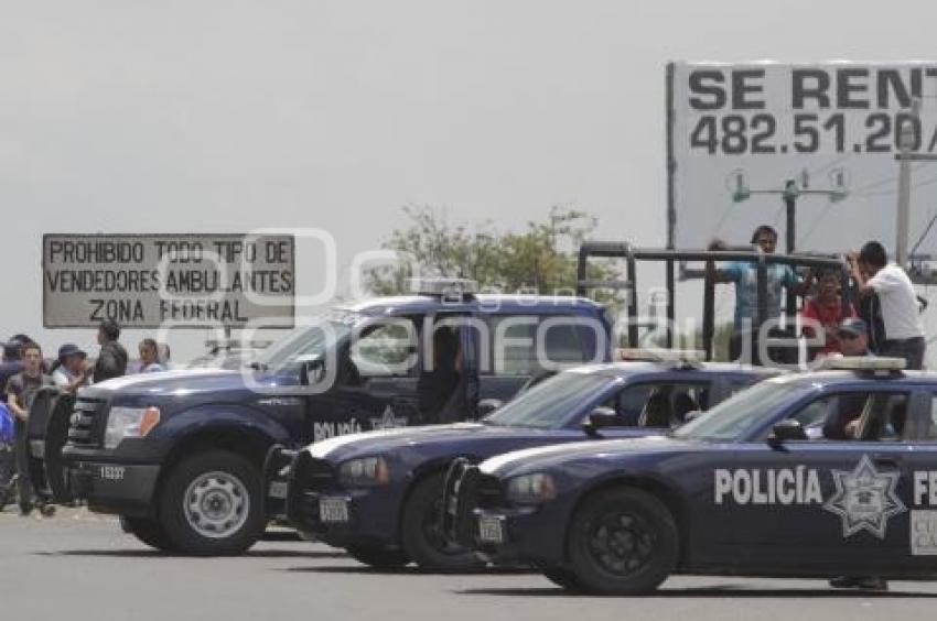 BLOQUEO AUTOPISTA . ELECCIONES