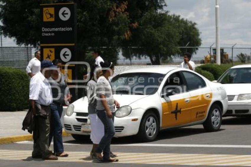 SUSPENDEN VUELOS EN AEROPUERTO DE PUEBLA