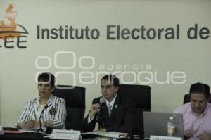 SESIÓN ESPECIAL DEL IEE . TERMINA SEGUIMIENTO ELECTORAL