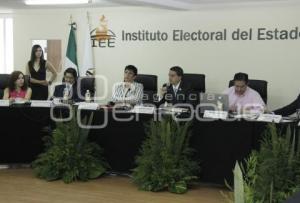 SESIÓN ESPECIAL DEL IEE . TERMINA SEGUIMIENTO ELECTORAL