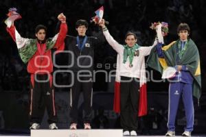 MEDALLISTAS MASCULINO CAMPEONATO MUNDIAL DE TAEKWONDO