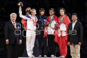 MEDALLISTAS FEMENIL. CAMPEONATO MUNDIAL DE TAEKWONDO