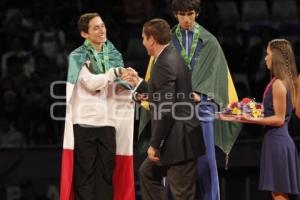 MEDALLISTAS MASCULINO CAMPEONATO MUNDIAL DE TAEKWONDO