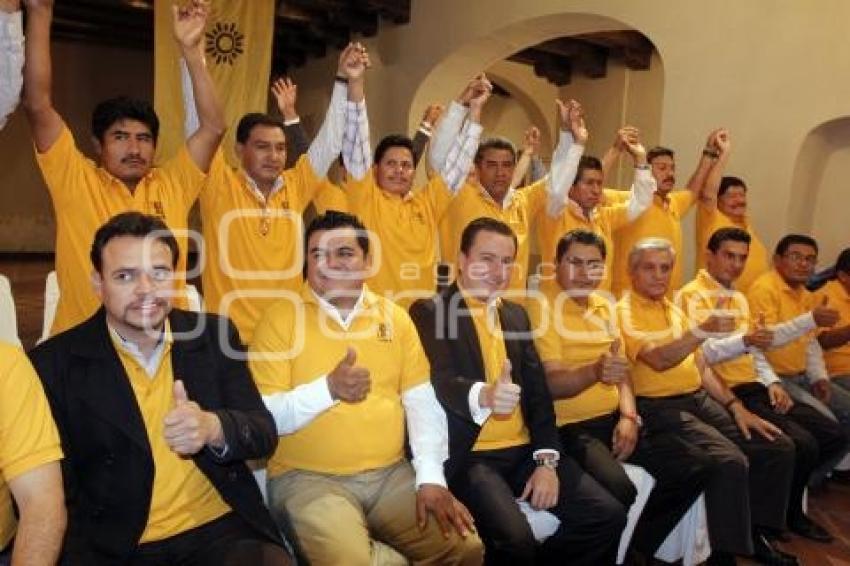 PRD PRESENTA A DIPUTADOS Y PRESIDENTES MUNICIPALES ELECTOS