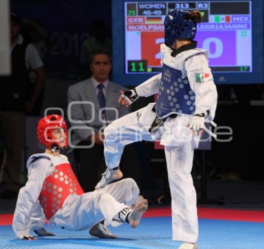 JANNET ALEGRÍA ELIMINADA DEL MUNDIAL DE TAEKWONDO