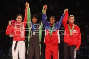 MEDALLISTAS FEMENIL. CAMPEONATO MUNDIAL DE TAEKWONDO