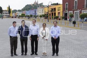 INAUGURAN REMODELACIÓN DE CENTRO DE SAN PEDRO CHOLULA