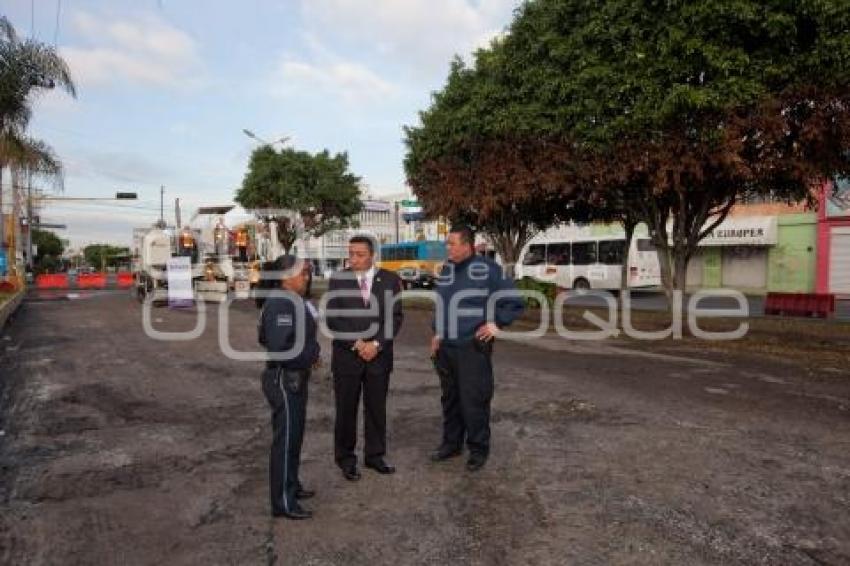 AVANCE DE LA PAVIMENTACIÓN CON CONCRETO HIDRÁULICO DE LA 11 SUR