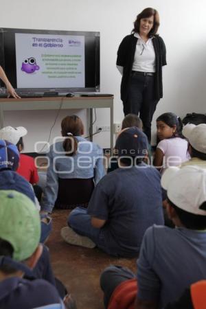 TALLER DE TRANSPARENCIA PARA NIÑOS