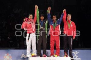 MEDALLISTAS FEMENIL. CAMPEONATO MUNDIAL DE TAEKWONDO