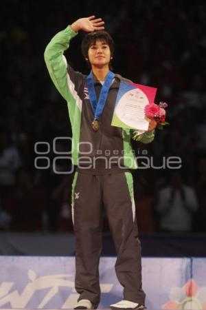 MEDALLISTAS FEMENIL. CAMPEONATO MUNDIAL DE TAEKWONDO