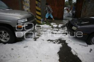 GRANIZADA . MAL TIEMPO