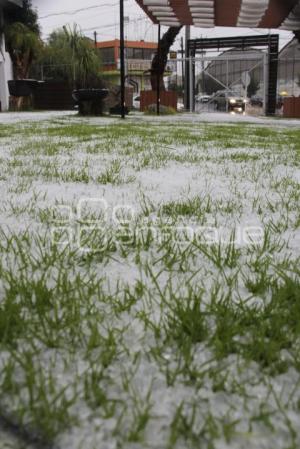 GRANIZADA . MAL TIEMPO