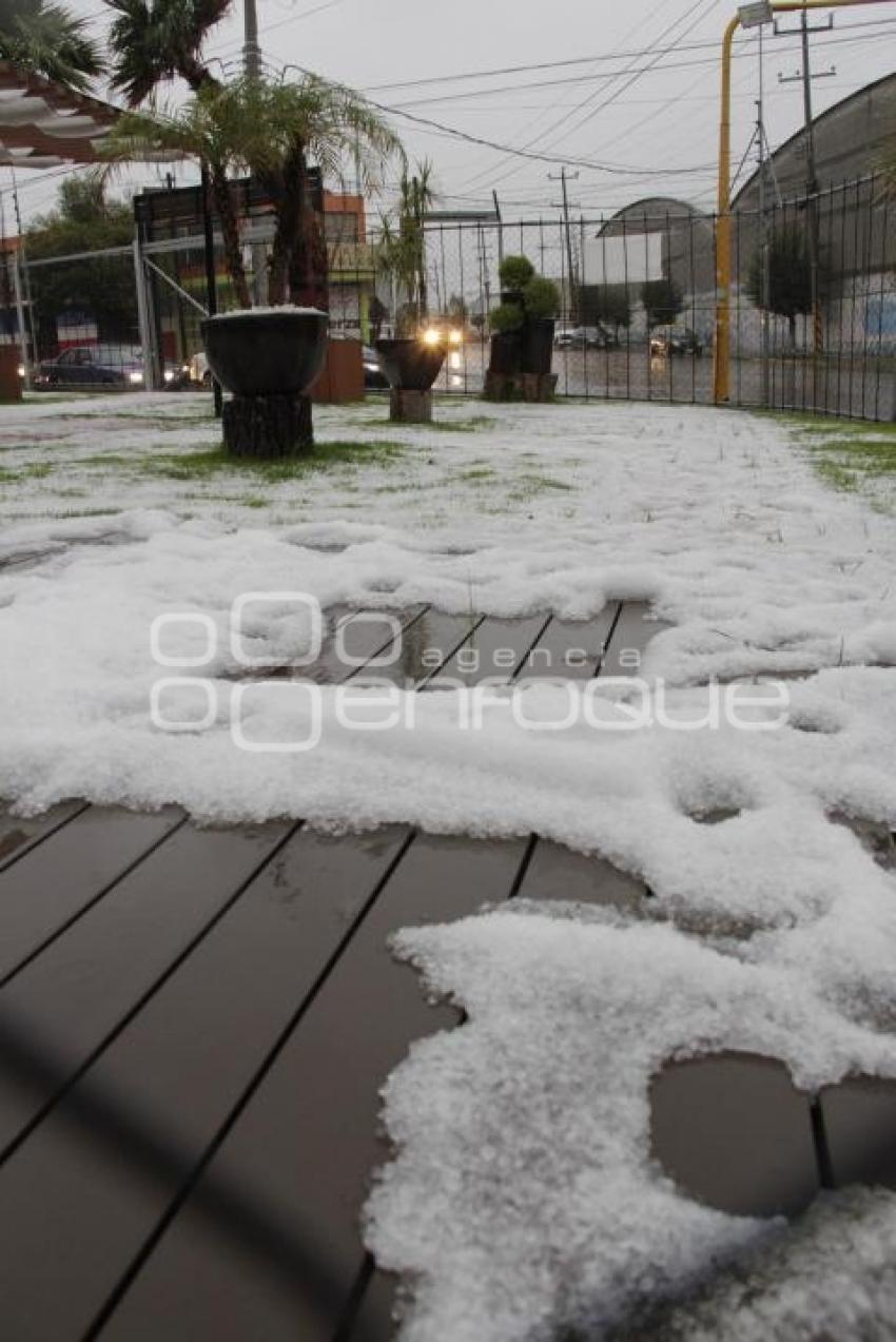 GRANIZADA . MAL TIEMPO